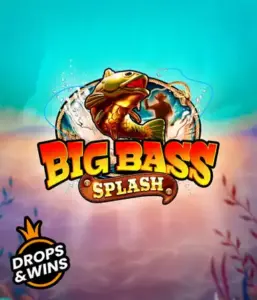 Get hooked on the thrilling world of Big Bass Splash slot by Pragmatic Play, featuring a lively fish splashing out of water. This graphic captures the heart of angling with vivid visuals and energetic text. Ideal for those who love fishing-themed games, promising a captivating experience. 